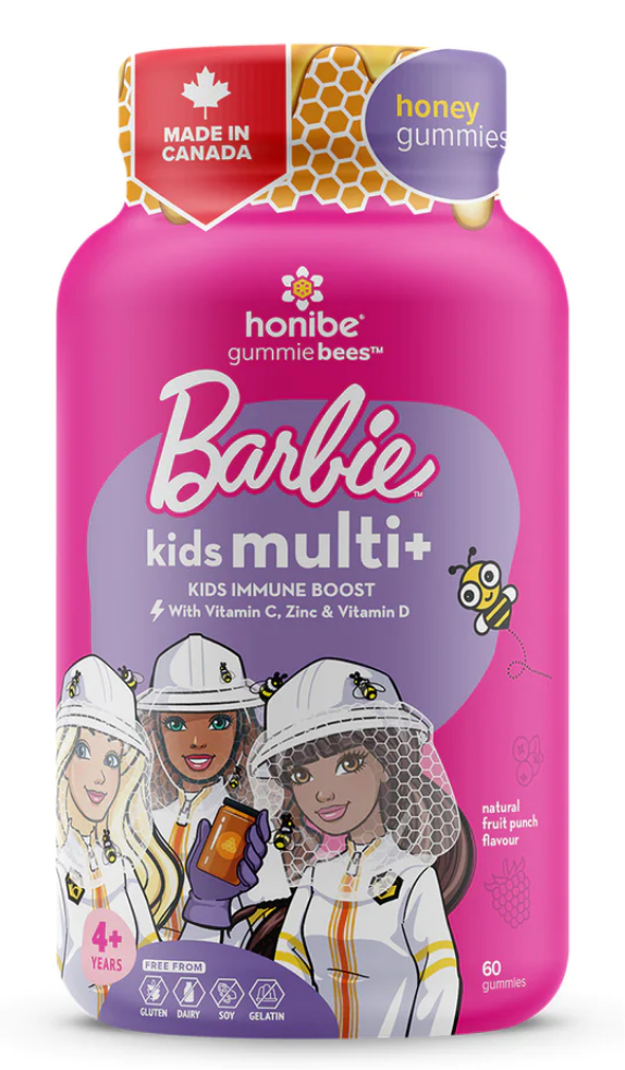 Barbie Multi Vitamins by Honibe front view