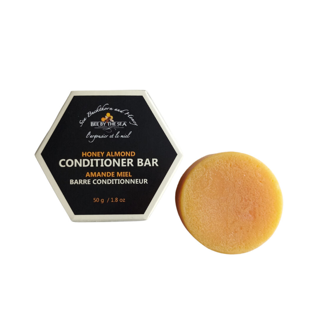 Bee by the sea conditioner eco friendly bar 1.8 oz / 50 gr front view