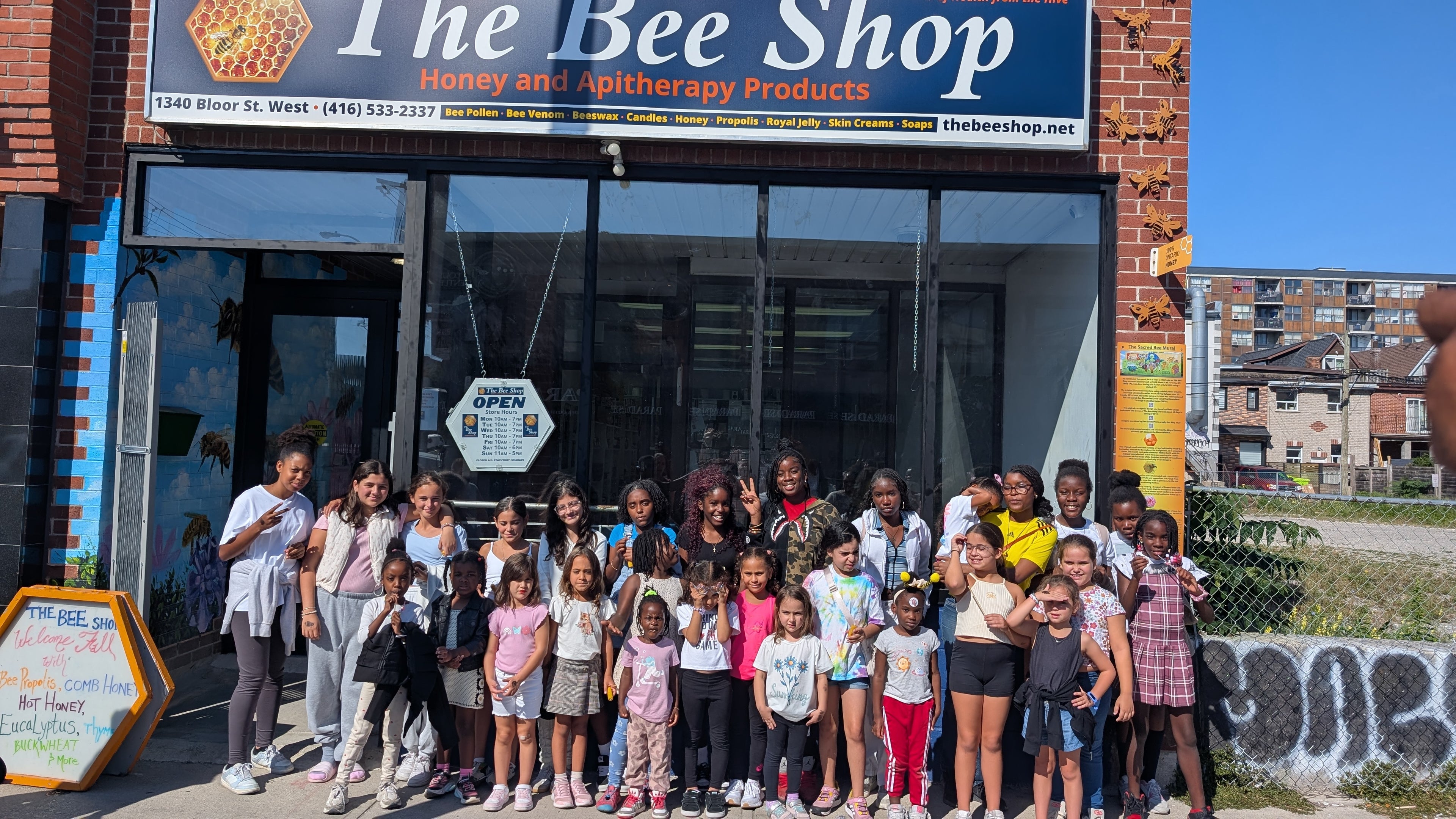 Tour of The Bee Shop duration 1 hour Either on Oct 11th 2025 or Nov 8th 2025 or Dec 6th all from 1PM to 2PM