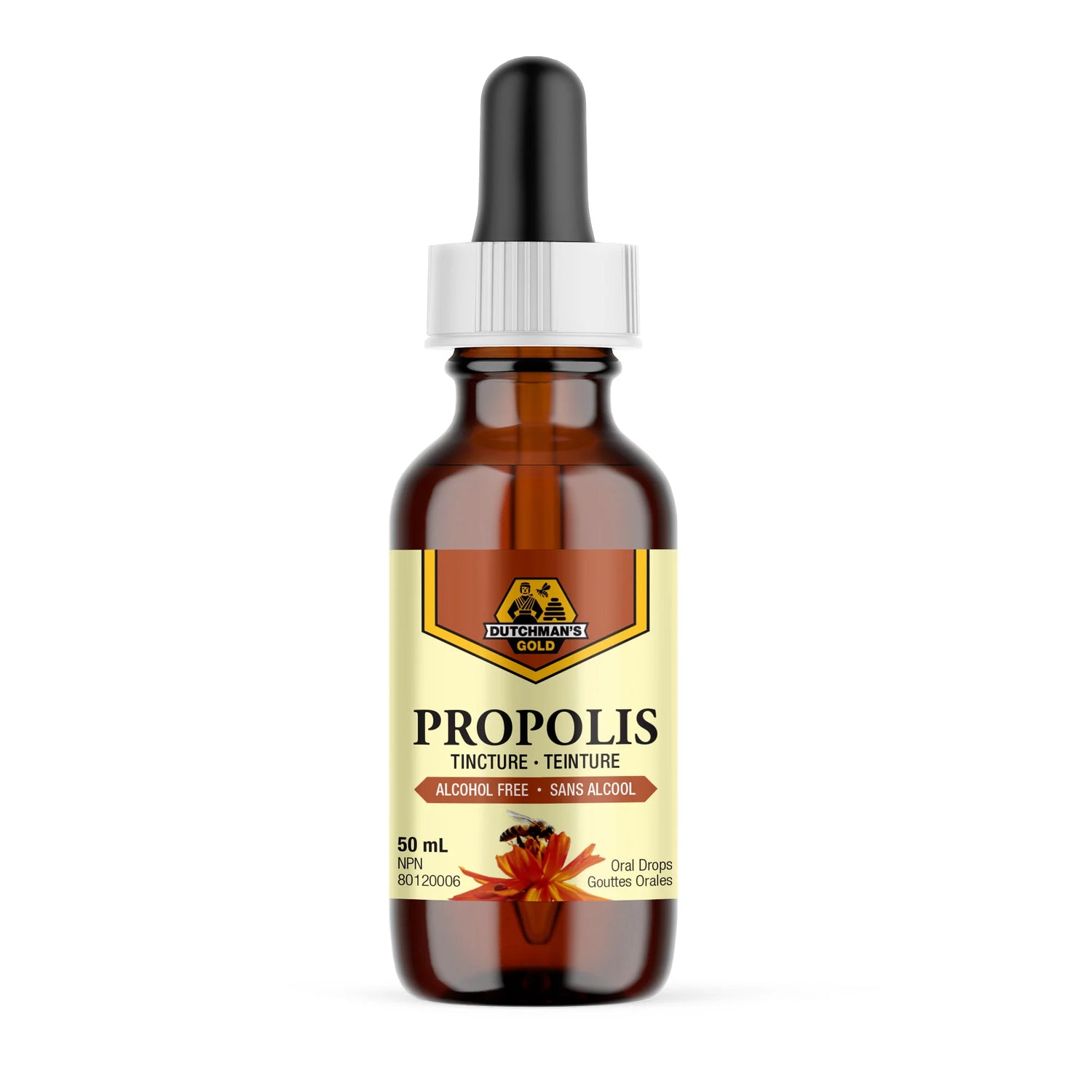 Propolis Extract 20% Water Soluble 50ml by Dutchman&