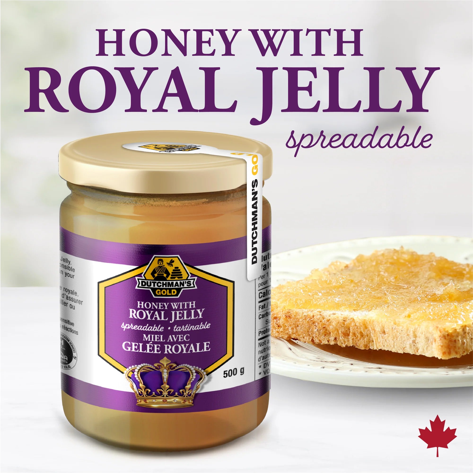 Royal Jelly in Honey 500g by Dutchman&