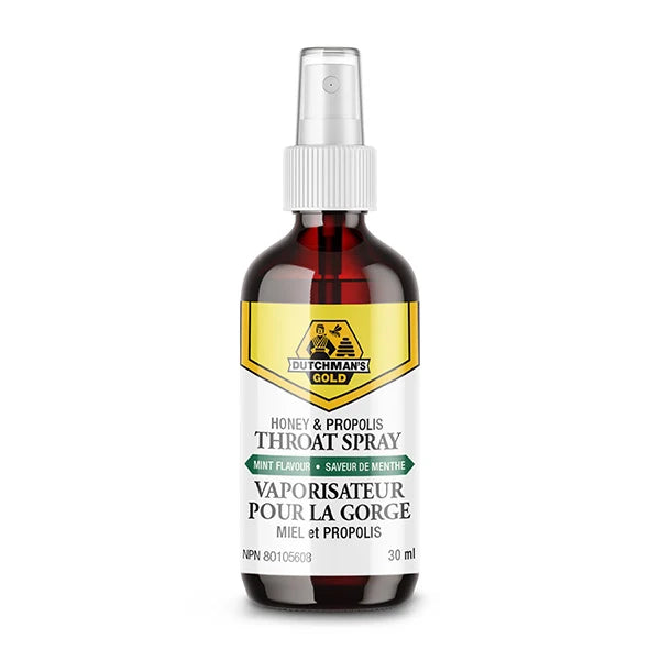 Propolis and Honey Throat Spray 30ml by Dutchman&