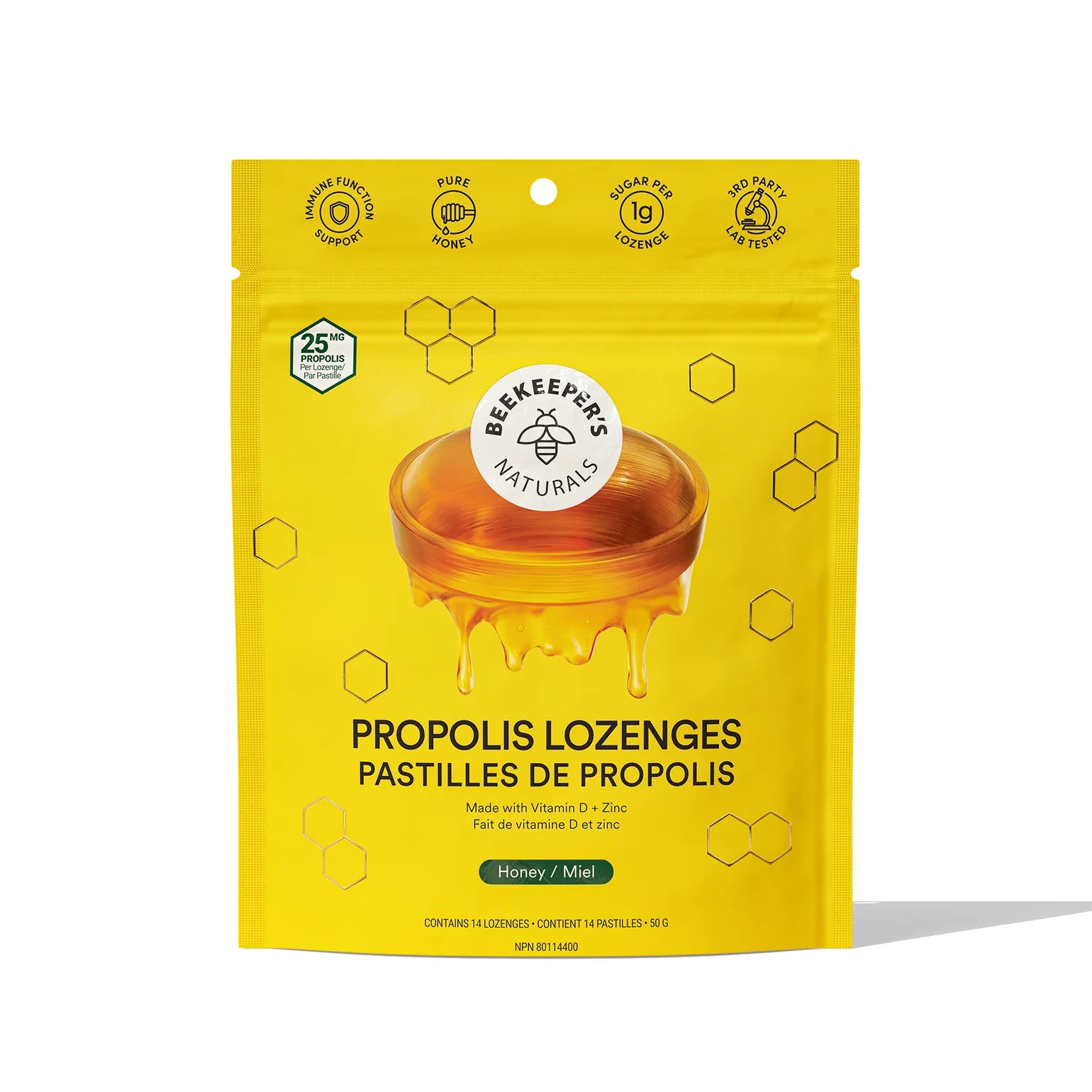 Propolis Lozenges with Honey 50gr by Beekeeper&