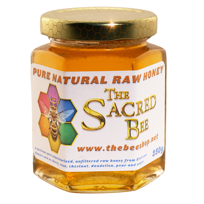 The Sacred Bee Raw Honey 53gr / 140gr/ 250gr by The Bee Shop