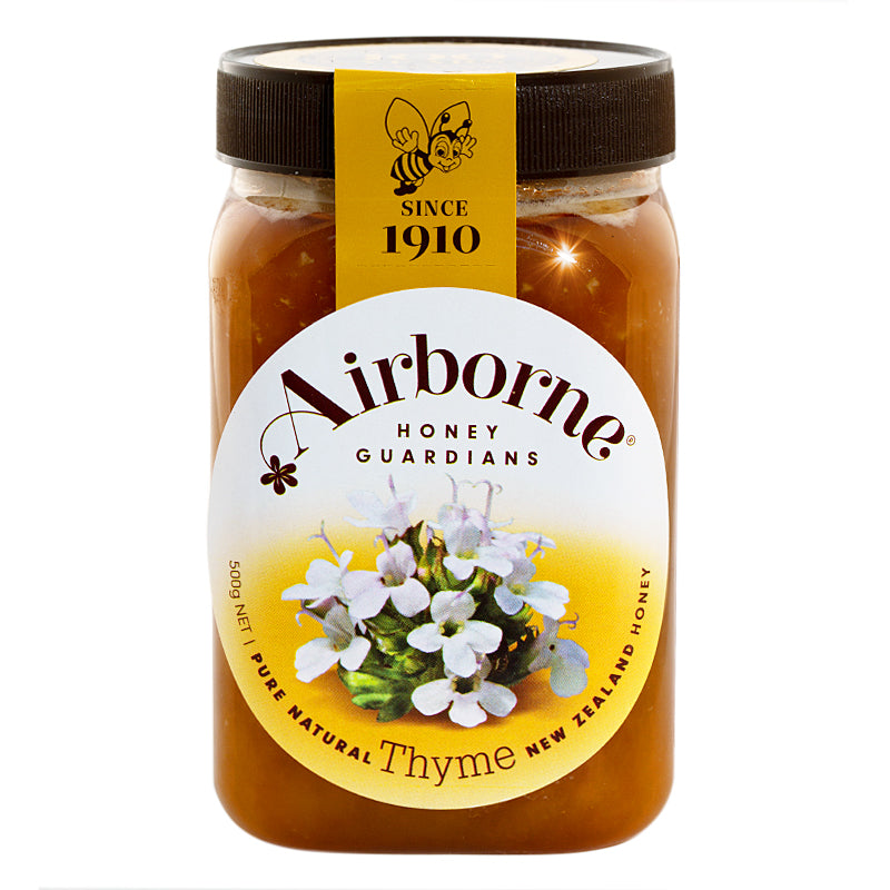 Thyme Honey 500gr unpasturized by Airborne from New Zealand