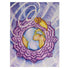 Bee seventh chakra gift card inspiring for honey bee yoga front view