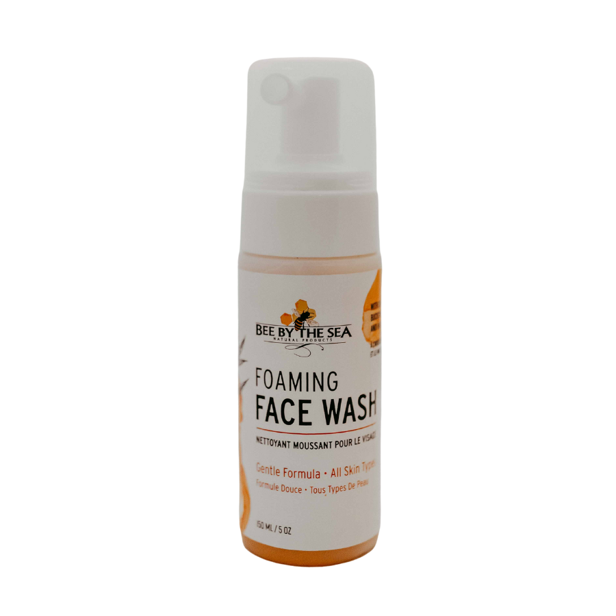 Bee by Sea facial cleanser foaming face wash front view