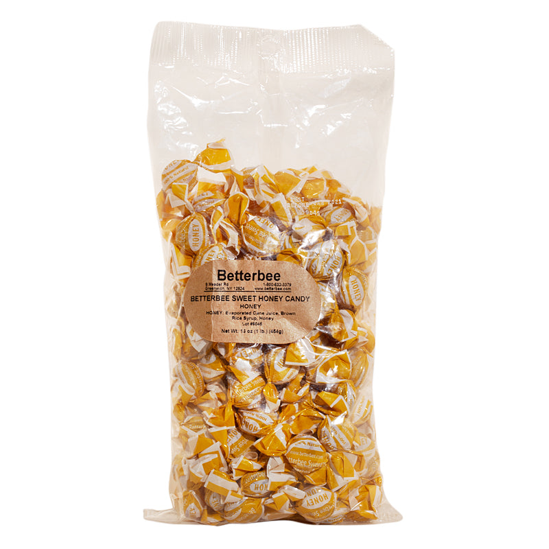 Natural Honey Sweets 454gr (1lb) by Betterbee front view