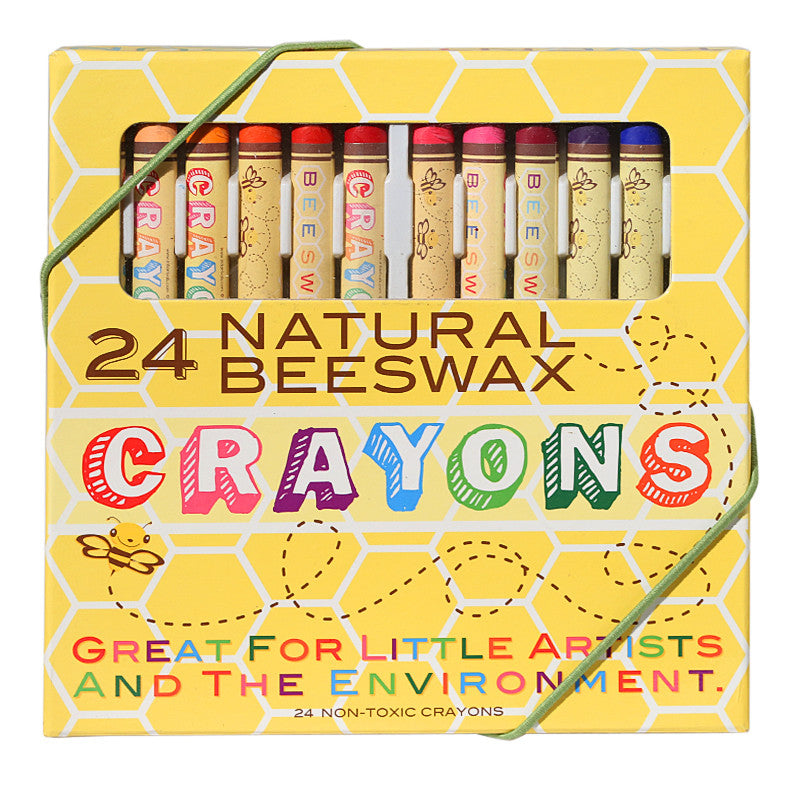 Beeswax Crayons Set Of 24 Non-Toxic
