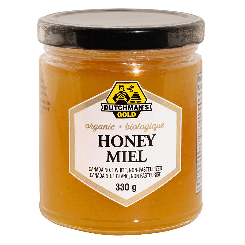 Organic Honey 330 gr Canada No1 white unpasturized Dutcham&