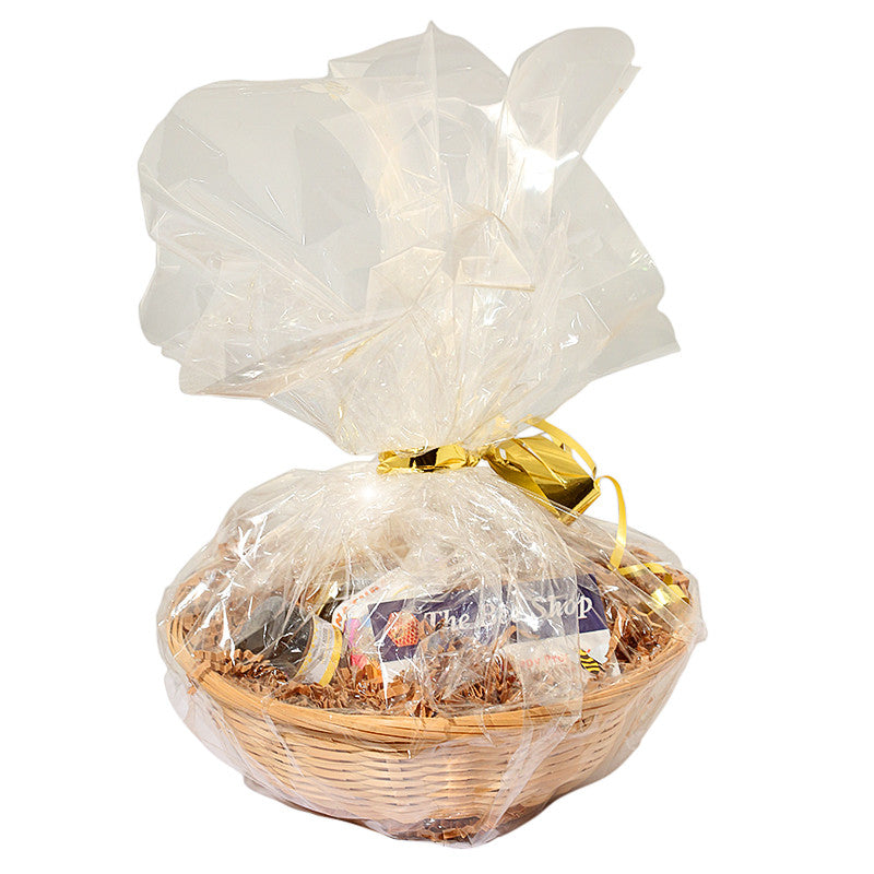Gift Basket with Bee Products small size by The Bee Shop front view