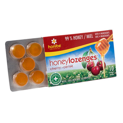 Honey Lozenges Cherry 10 Pack by Honibe