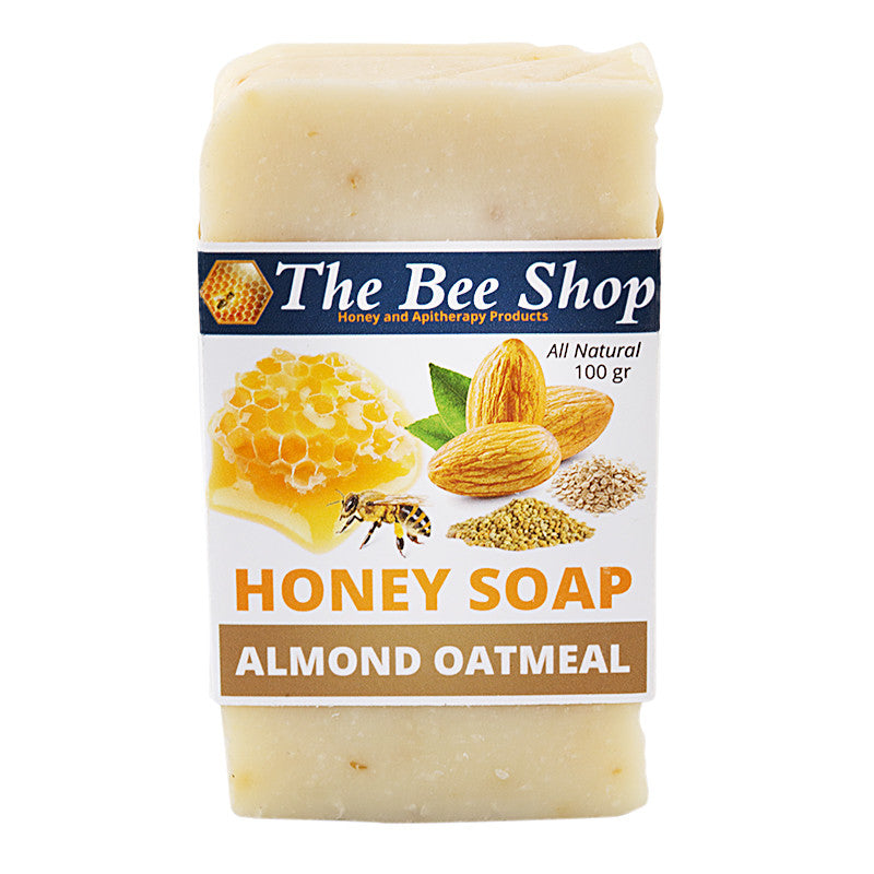Honey Soap with Oatmeal and Almond 100gr