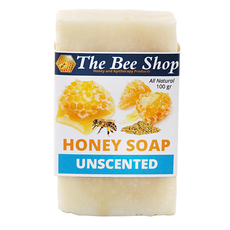 Honey Soap Bee Fresh No Added Scents 100gr by The Bee Shop front view