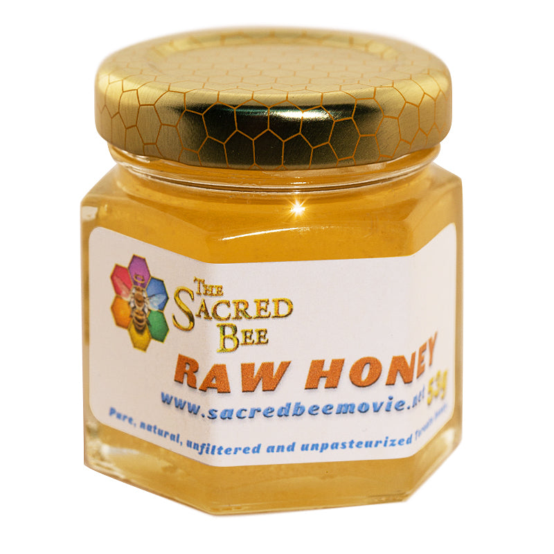 The Sacred Bee Raw Honey 53gr / 140gr/ 250gr by The Bee Shop